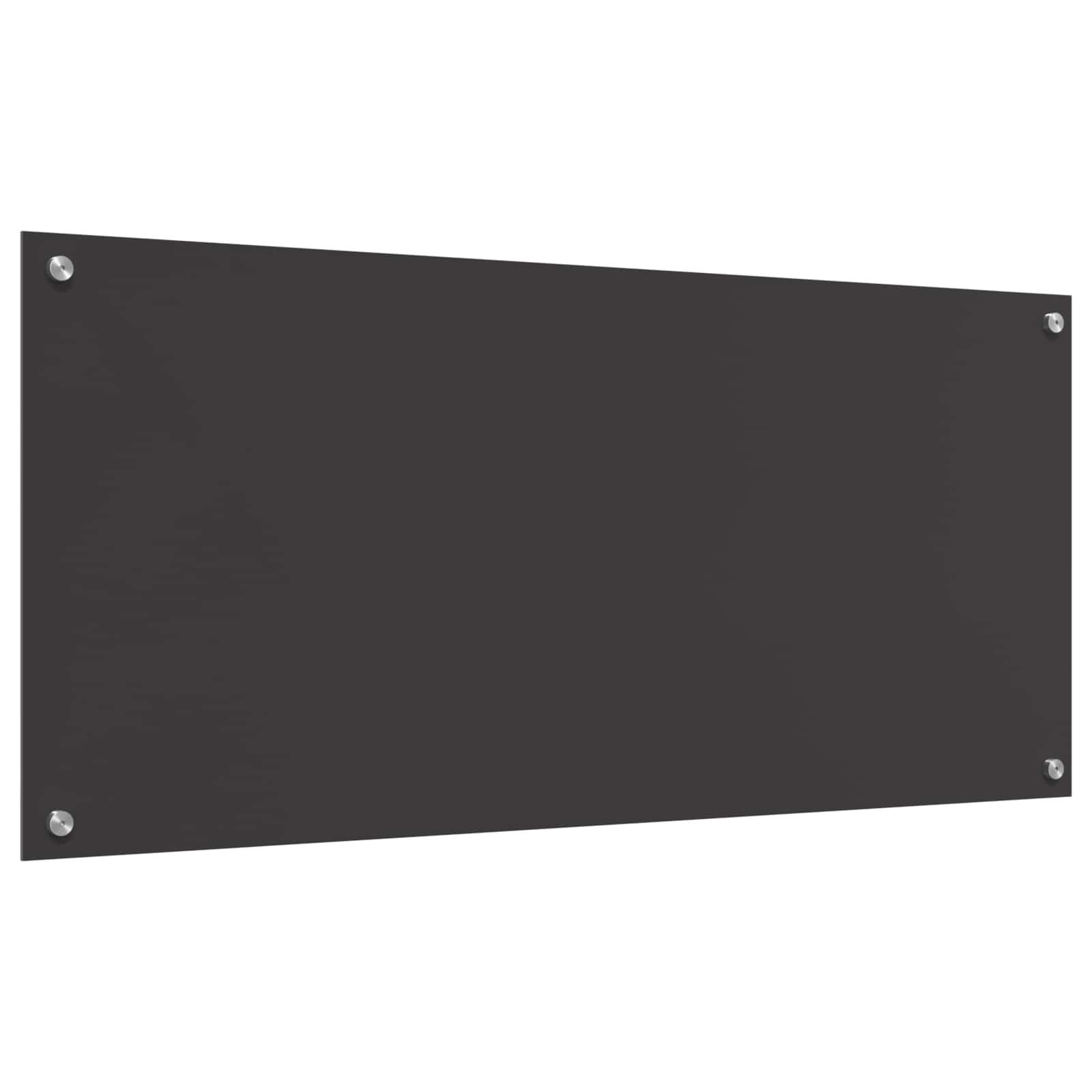 Keukenachterwand Donkergrijs 110 x 50 cm gehard glas is nu te koop bij PeponiXL, paradijselijk wonen!