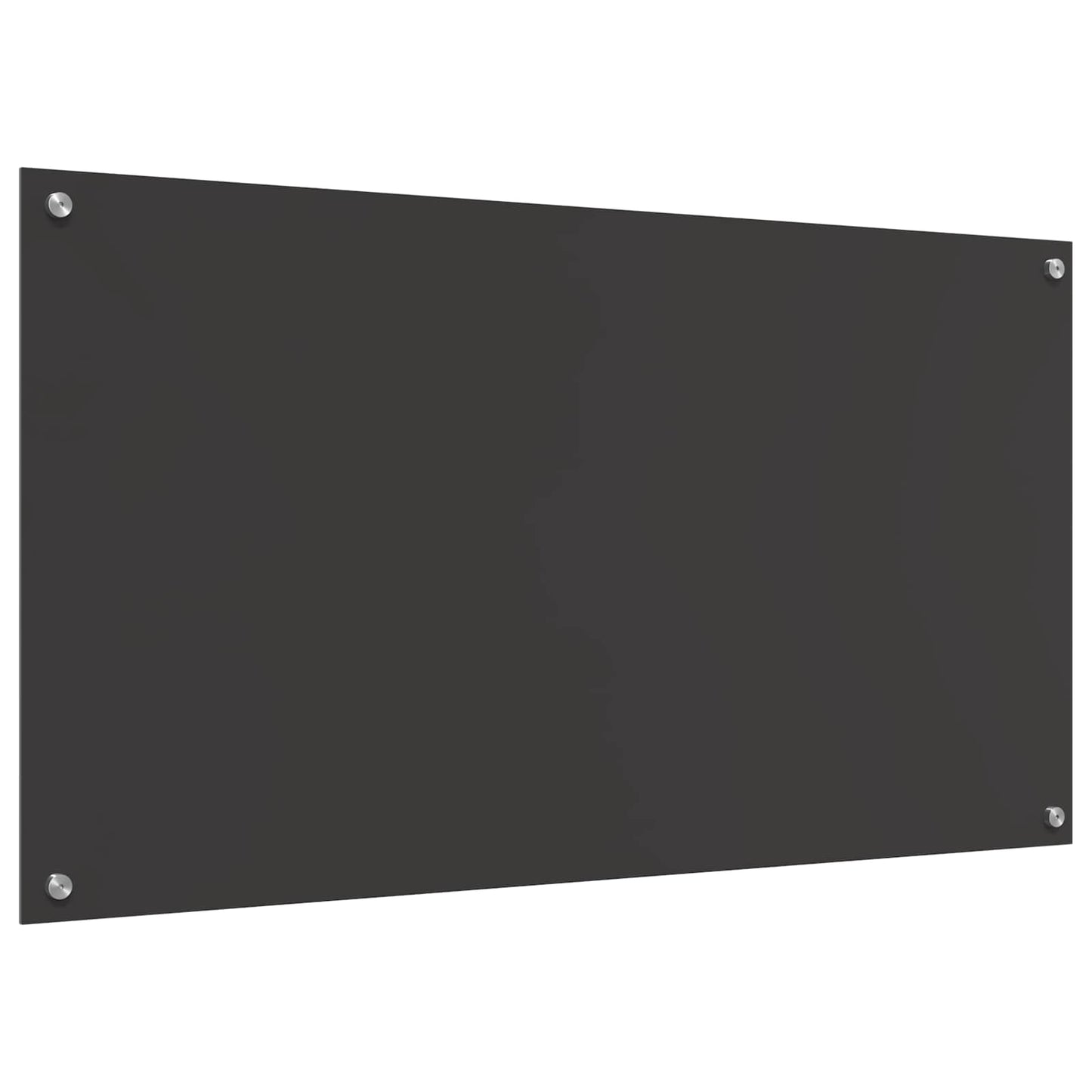 Keukenachterwand Donkergrijs 110 x 60 cm gehard glas is nu te koop bij PeponiXL, paradijselijk wonen!
