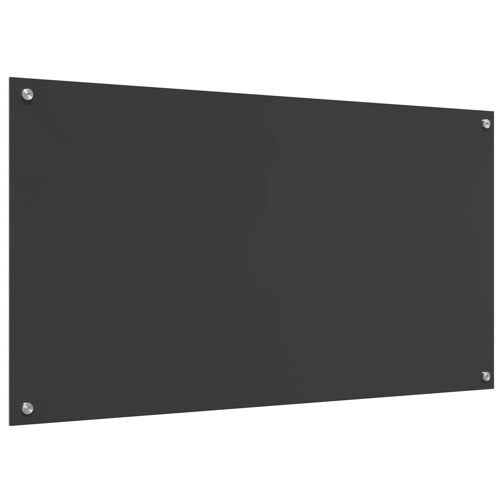Keukenachterwand Donkergrijs 110 x 60 cm gehard glas is nu te koop bij PeponiXL, paradijselijk wonen!