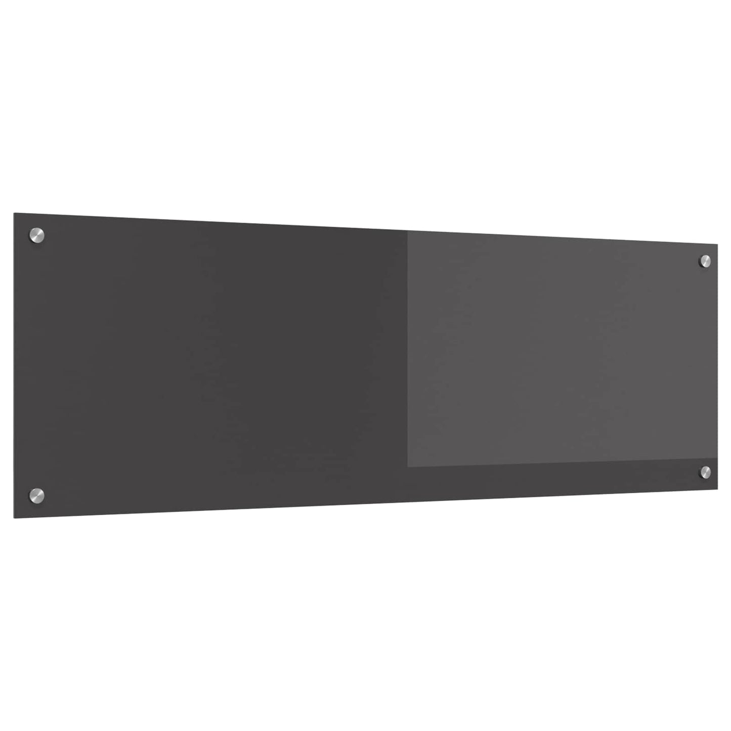 Keukenachterwand Donkergrijs 120 x 40 cm gehard glas is nu te koop bij PeponiXL, paradijselijk wonen!