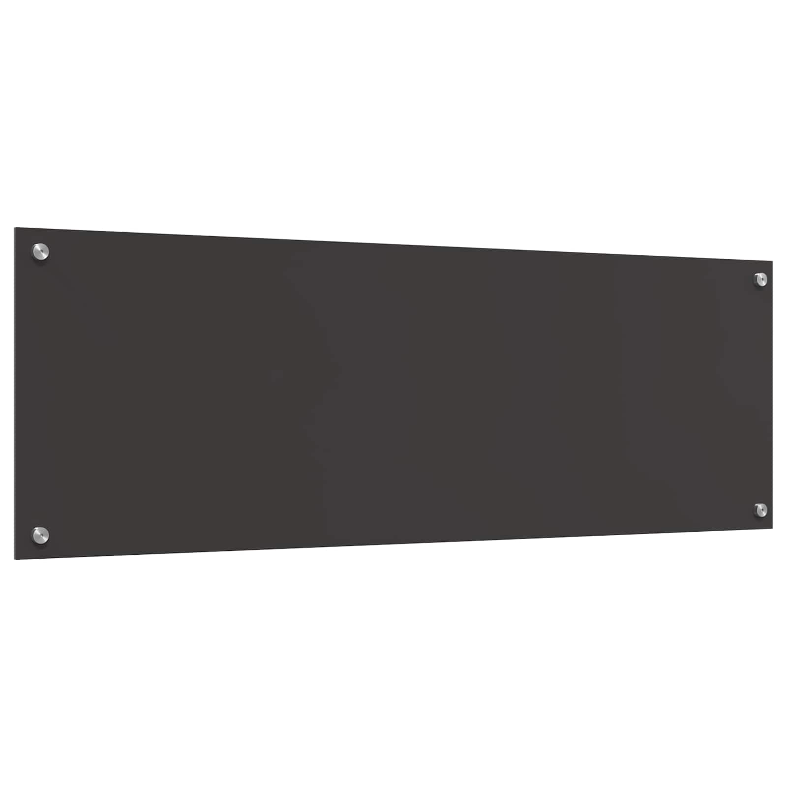 Keukenachterwand Donkergrijs 120 x 40 cm gehard glas is nu te koop bij PeponiXL, paradijselijk wonen!