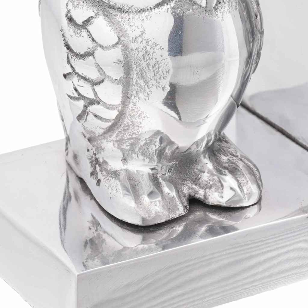 Boekensteunen 2 pcs Zilver 7 x 9 x 11 cm Aluminium is nu te koop bij PeponiXL, paradijselijk wonen!