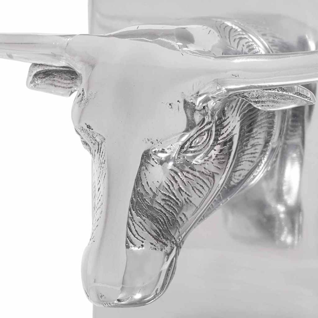 Boekensteunen 2 pcs Zilver 21,5 x 15,5 x 20 cm Aluminium is nu te koop bij PeponiXL, paradijselijk wonen!