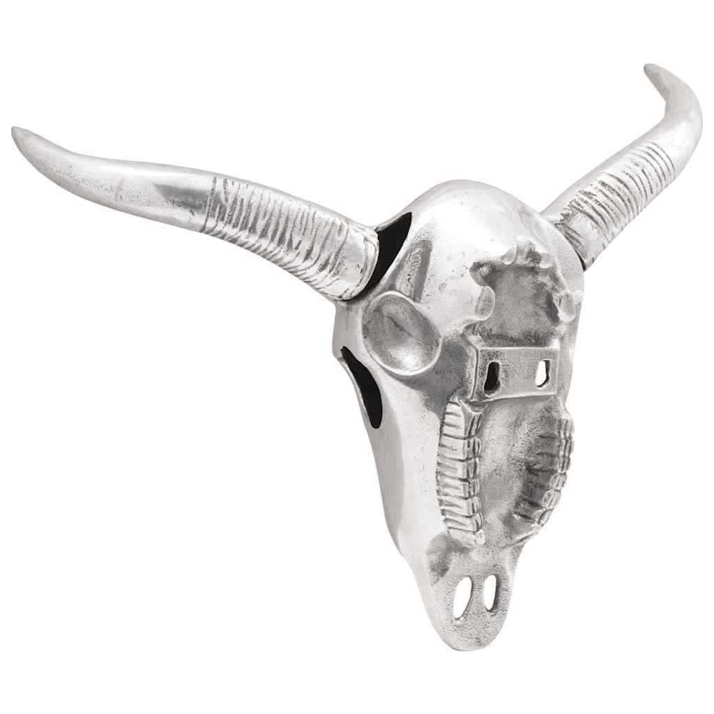 Bullschedel Zilver 49 x 10 x 36 cm Aluminium is nu te koop bij PeponiXL, paradijselijk wonen!