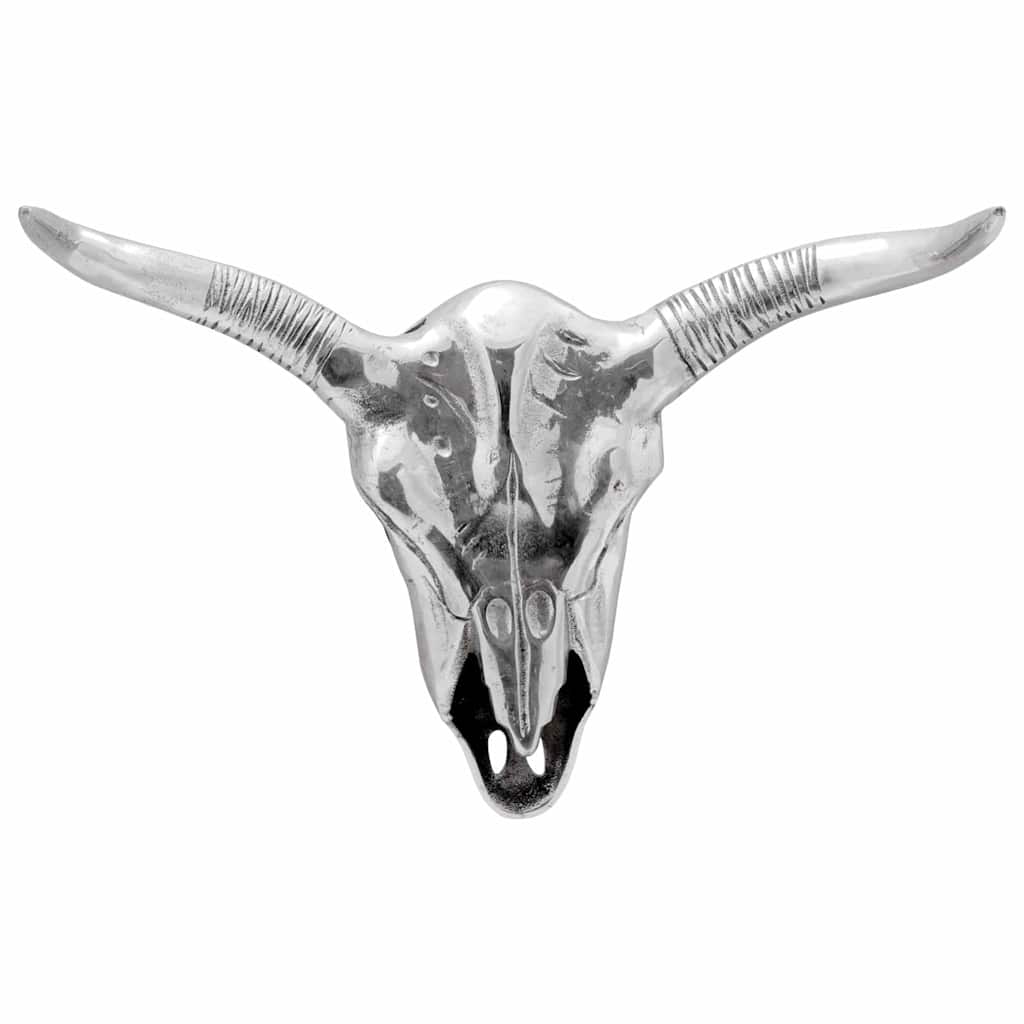 Bullschedel Zilver 49 x 10 x 36 cm Aluminium is nu te koop bij PeponiXL, paradijselijk wonen!