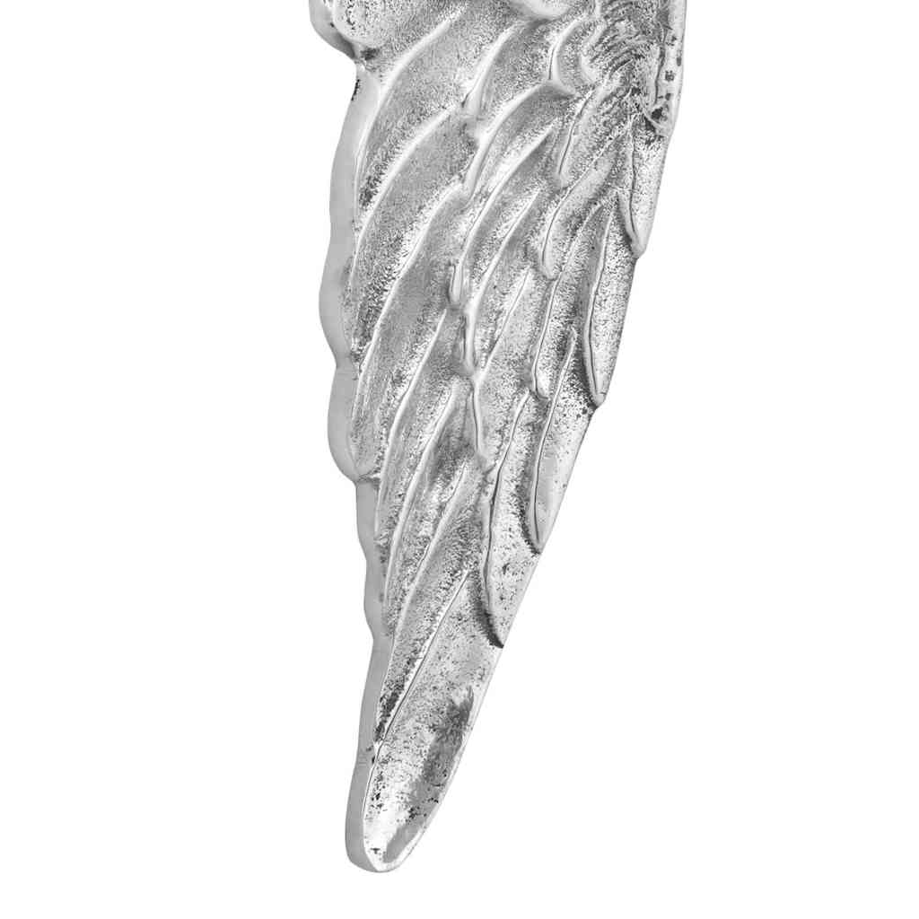 Vleugels Beeldhouwwerk 2 pcs Zilver 31 x 5 x 91 cm Aluminium is nu te koop bij PeponiXL, paradijselijk wonen!