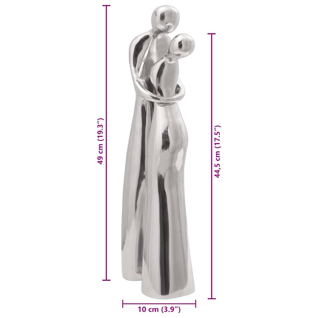 sculptuur Zilver 10 x 16 x 49 cm Aluminium is nu te koop bij PeponiXL, paradijselijk wonen!