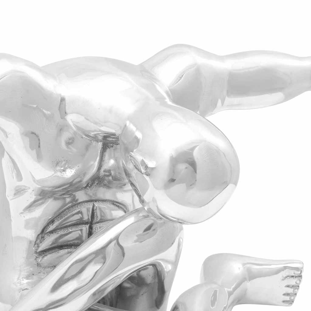 sculptuur Zilver 91,5 x 32 x 33 cm Aluminium is nu te koop bij PeponiXL, paradijselijk wonen!