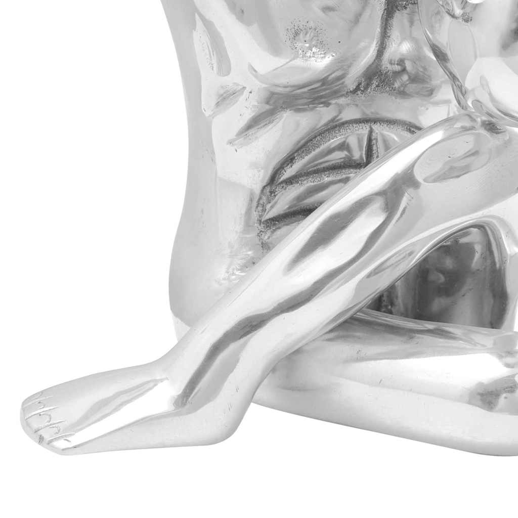 sculptuur Zilver 91,5 x 32 x 33 cm Aluminium is nu te koop bij PeponiXL, paradijselijk wonen!