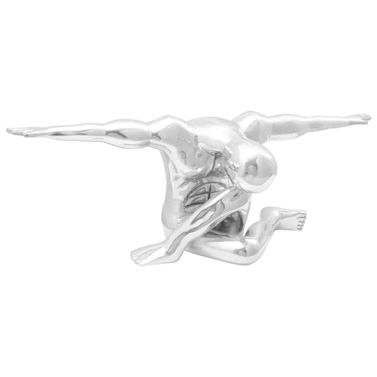 sculptuur Zilver 91,5 x 32 x 33 cm Aluminium is nu te koop bij PeponiXL, paradijselijk wonen!