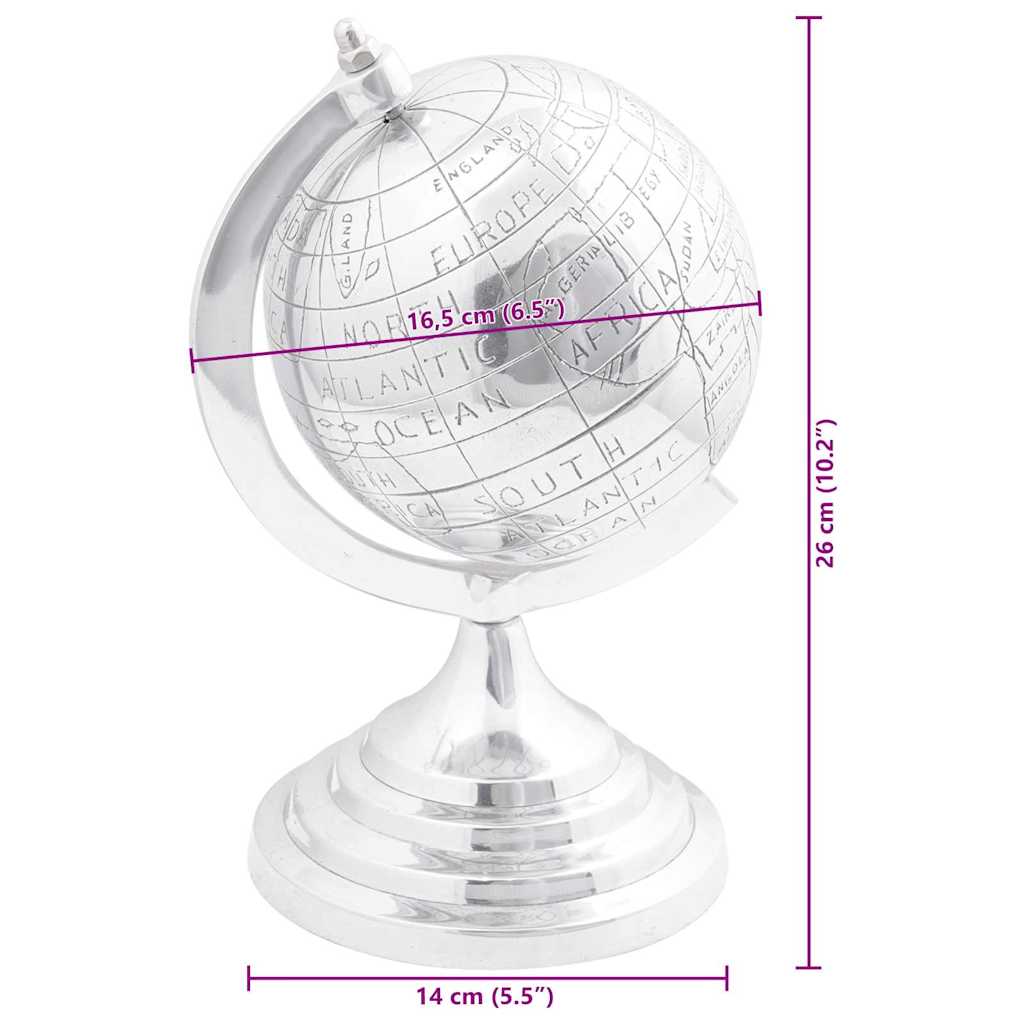 sculptuur Zilver 16,5 x 14 x 26 cm Aluminium