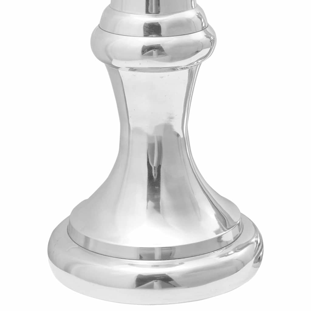 Beelden 2 pcs Zilver 17 x 17 x 42 cm Aluminium is nu te koop bij PeponiXL, paradijselijk wonen!