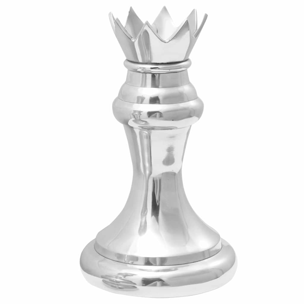 Beelden 2 pcs Zilver 17 x 17 x 42 cm Aluminium is nu te koop bij PeponiXL, paradijselijk wonen!
