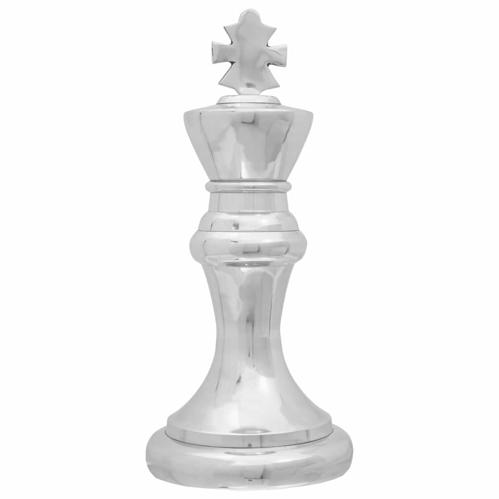 Beelden 2 pcs Zilver 17 x 17 x 42 cm Aluminium is nu te koop bij PeponiXL, paradijselijk wonen!
