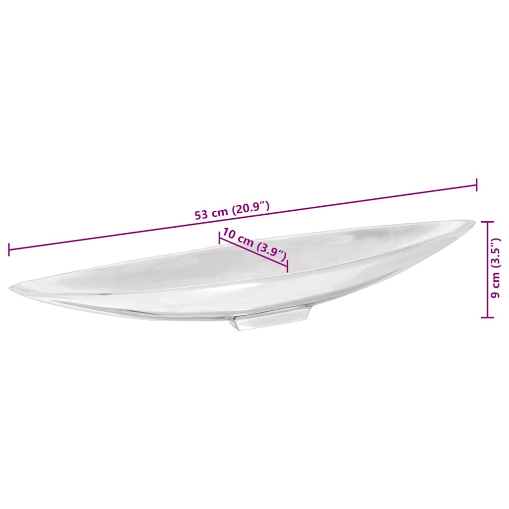 Fruitmand Zilver 53 x 9 x 10 cm Aluminium is nu te koop bij PeponiXL, paradijselijk wonen!