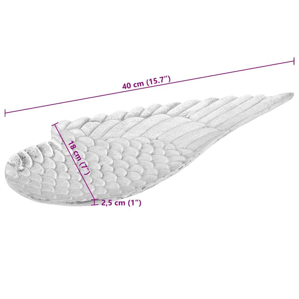 Fruitmand 2 pcs Zilver 40 x 18 x 2.5 cm Aluminium is nu te koop bij PeponiXL, paradijselijk wonen!