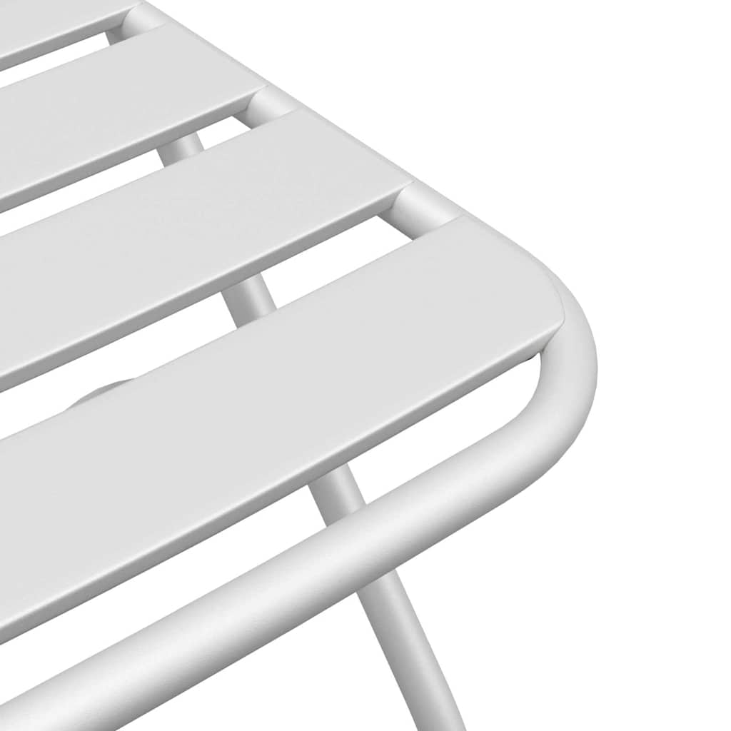 Tuin Opvouwbare Stoel 2 pcs Wit 42 x 52 x 82 cm is nu te koop bij PeponiXL, paradijselijk wonen!