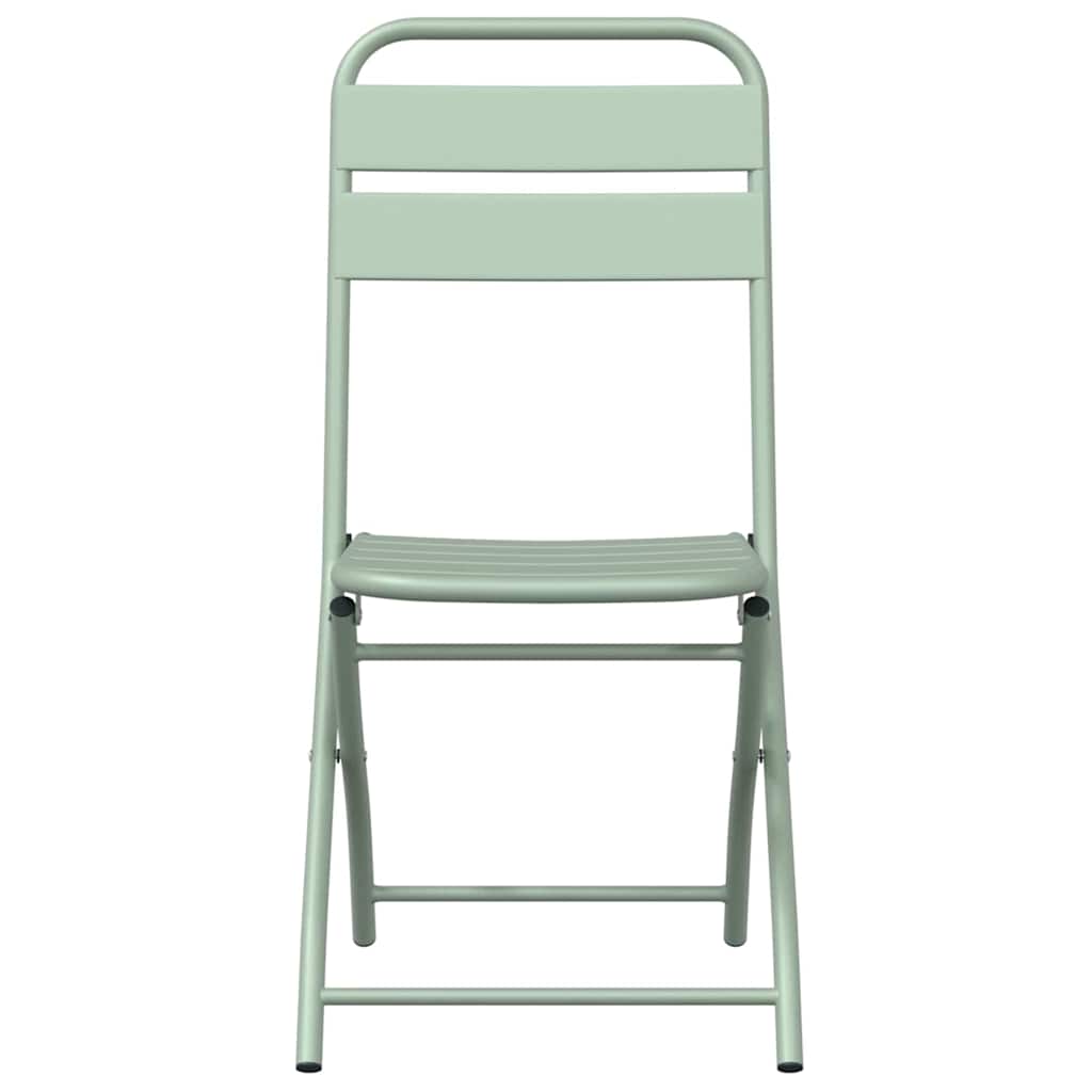 Tuin Opvouwbare Stoel 2 pcs Licht muntgroen 42 x 52 x 82 cm is nu te koop bij PeponiXL, paradijselijk wonen!