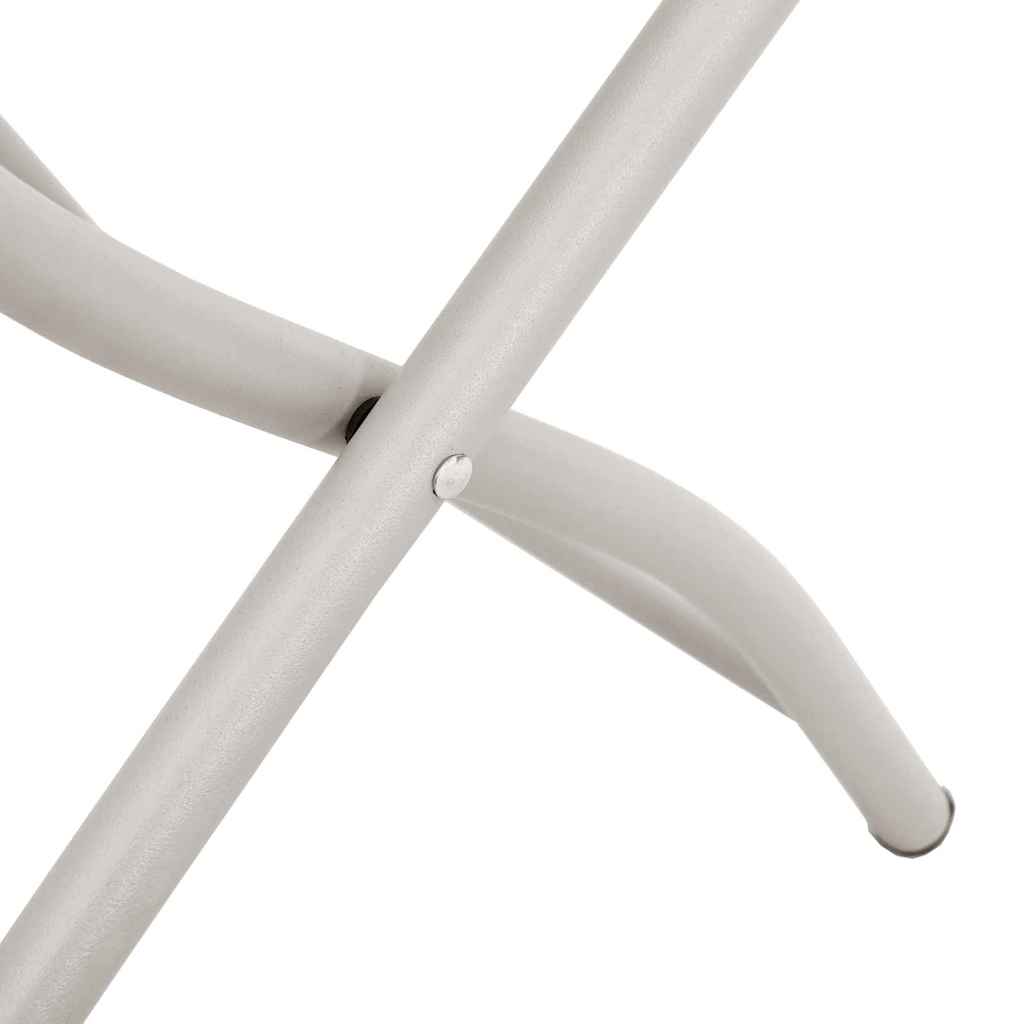 Tuin Opvouwbare Stoel 2 pcs Beige 42 x 52 x 82 cm is nu te koop bij PeponiXL, paradijselijk wonen!
