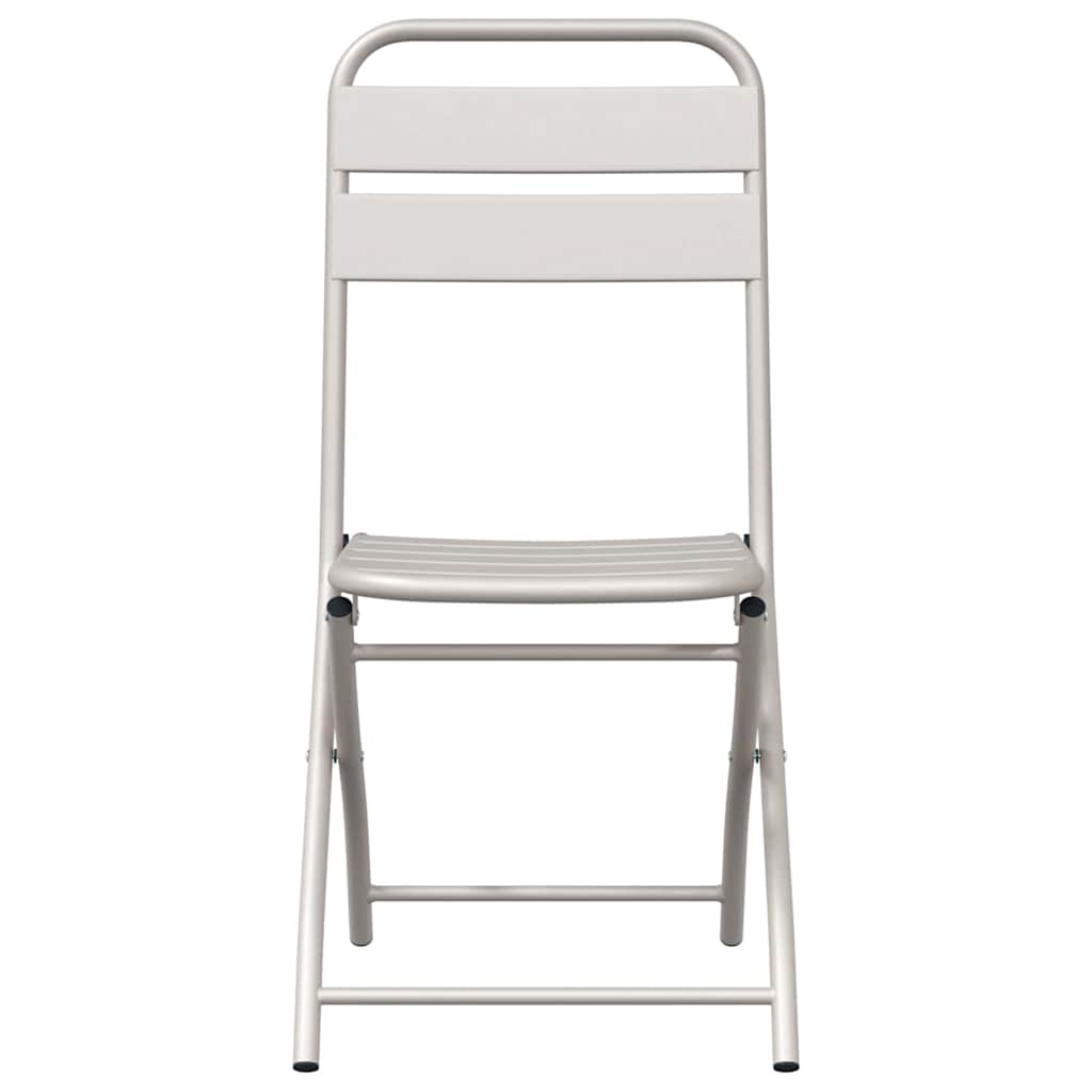 Tuin Opvouwbare Stoel 2 pcs Beige 42 x 52 x 82 cm is nu te koop bij PeponiXL, paradijselijk wonen!