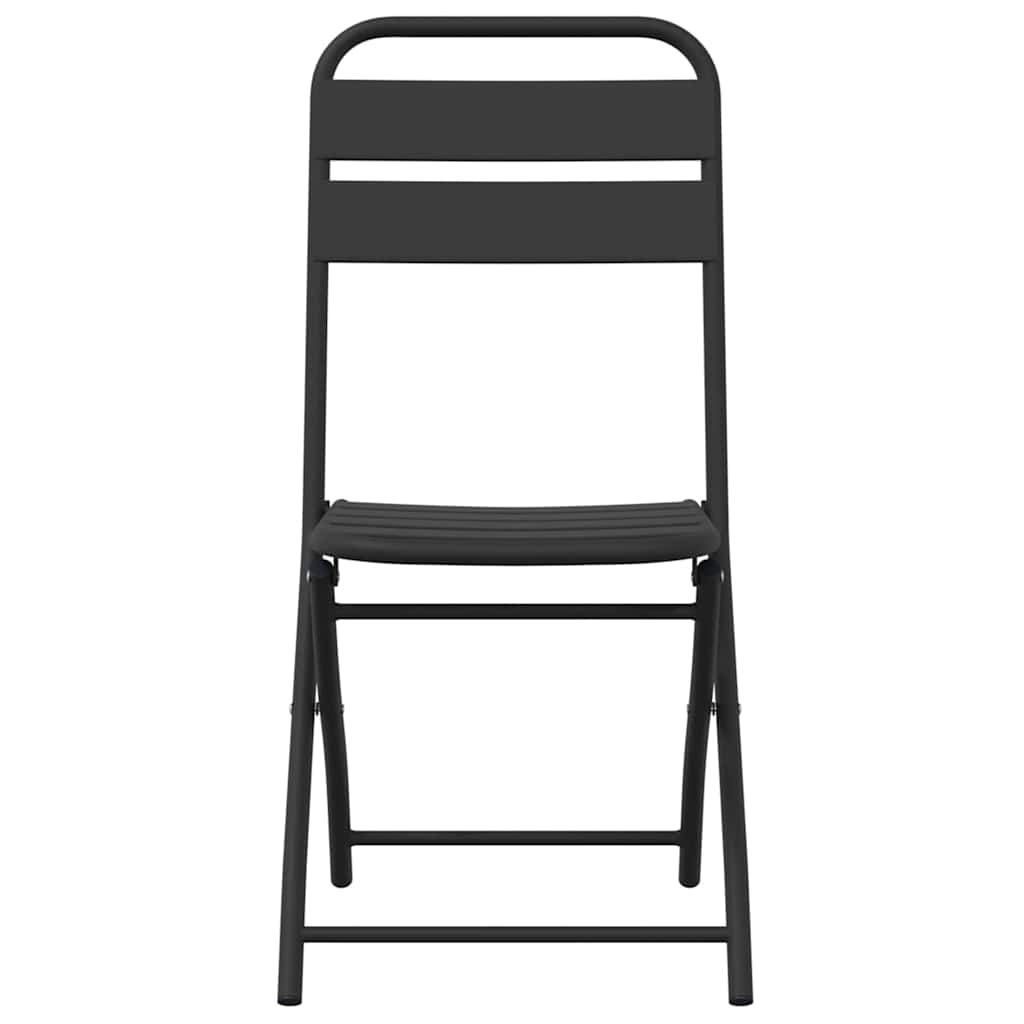 Tuin Opvouwbare Stoel 2 pcs Antraciet 42 x 52 x 82 cm is nu te koop bij PeponiXL, paradijselijk wonen!