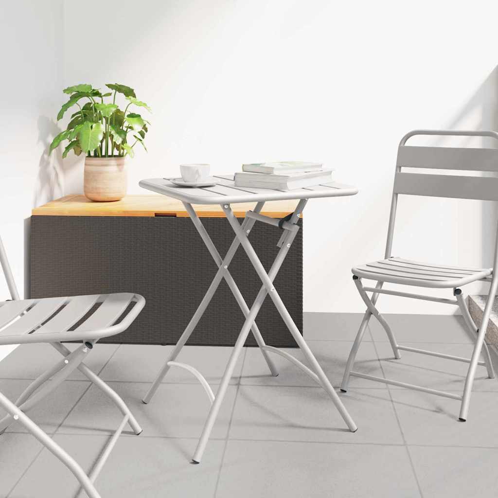 Bistrotafel Beige 55 x 55 x 72,5 cm Poedercoating staal is nu te koop bij PeponiXL, paradijselijk wonen!