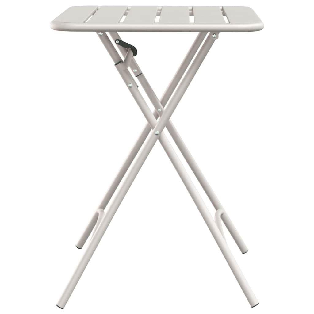 Bistrotafel Beige 55 x 55 x 72,5 cm Poedercoating staal is nu te koop bij PeponiXL, paradijselijk wonen!