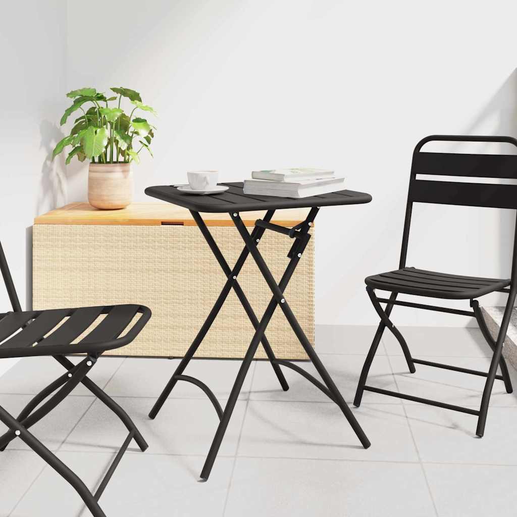 Bistrotafel Antraciet 55 x 55 x 72,5 cm Poedercoating staal is nu te koop bij PeponiXL, paradijselijk wonen!