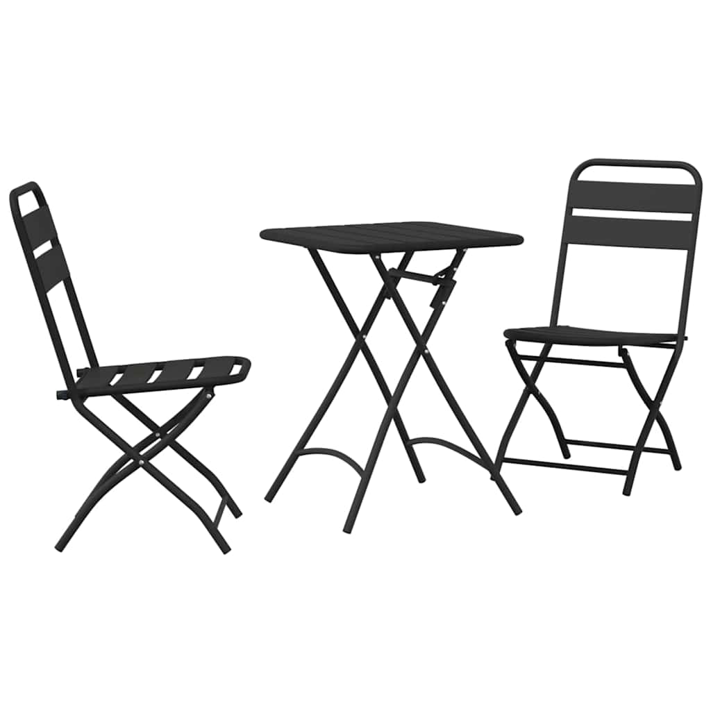 Bistroset 3 pcs Antraciet Staal is nu te koop bij PeponiXL, paradijselijk wonen!