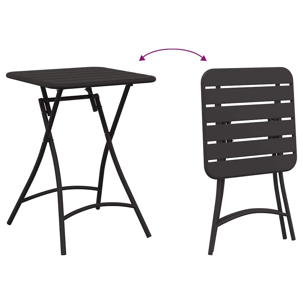 Bistroset 3 pcs Antraciet Staal is nu te koop bij PeponiXL, paradijselijk wonen!