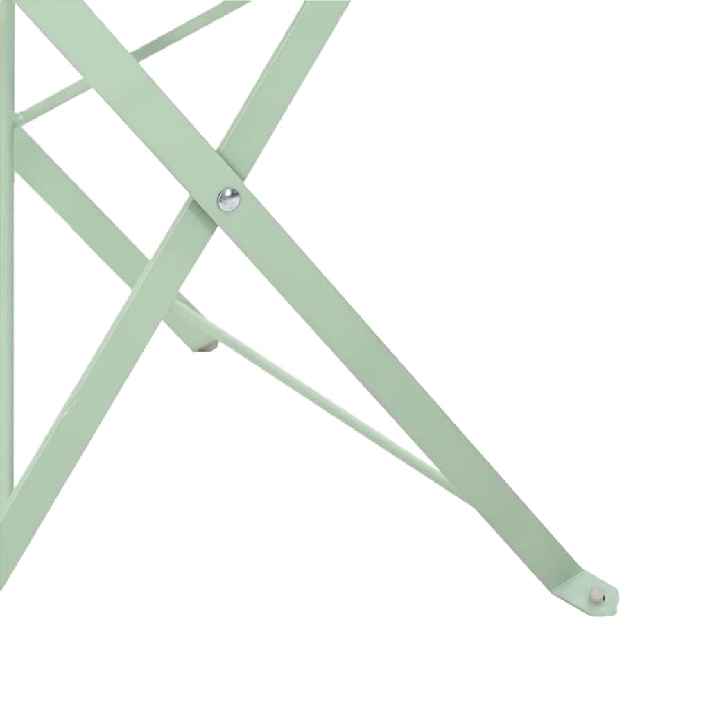Tuin Opvouwbare Stoel 2 pcs Licht muntgroen 42 x 46 x 82cm is nu te koop bij PeponiXL, paradijselijk wonen!