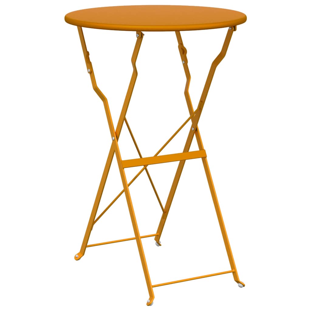 Bistrotafel Mosterdgeel Ø 50 x 71 cm Poedercoating staal is nu te koop bij PeponiXL, paradijselijk wonen!