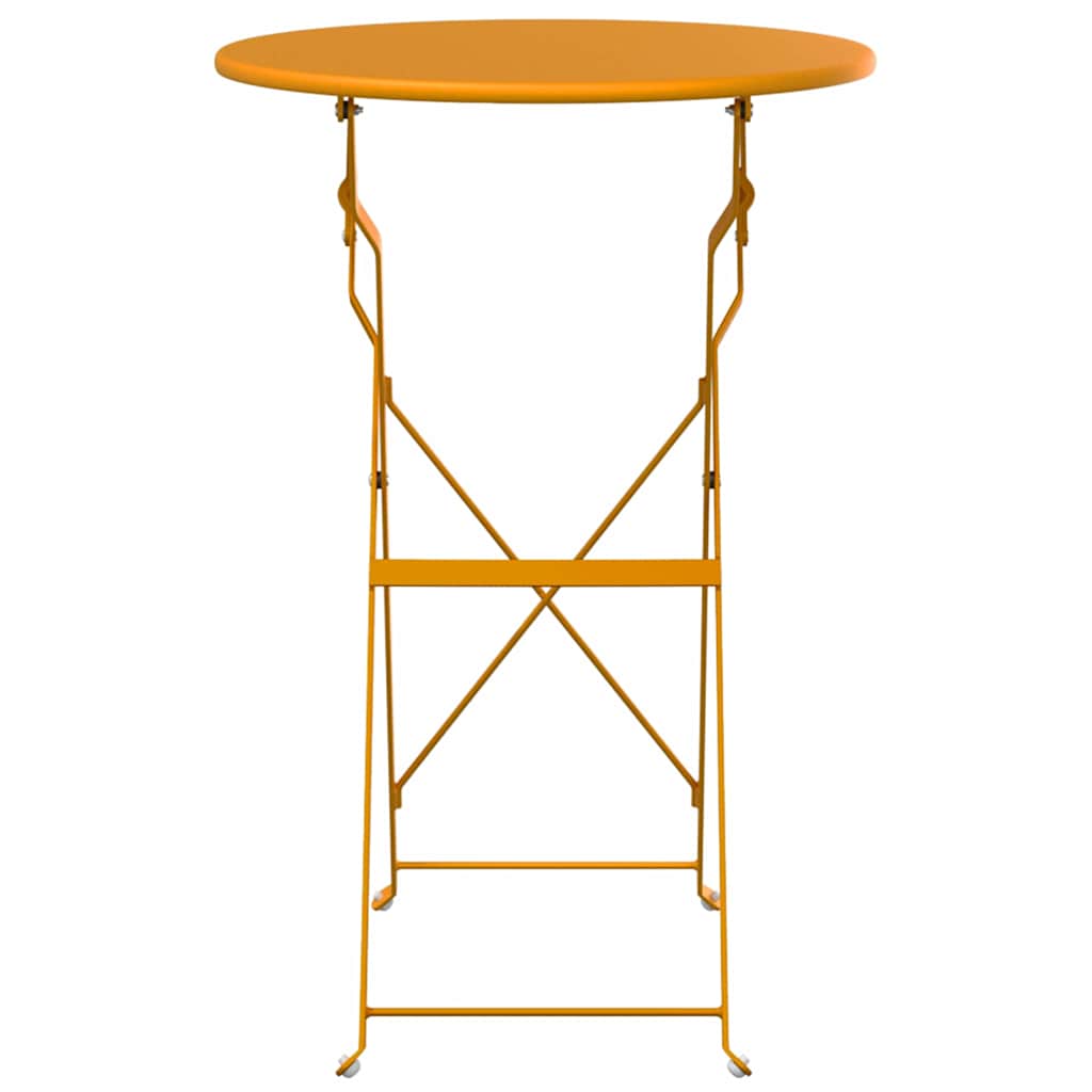 Bistrotafel Mosterdgeel Ø 50 x 71 cm Poedercoating staal is nu te koop bij PeponiXL, paradijselijk wonen!