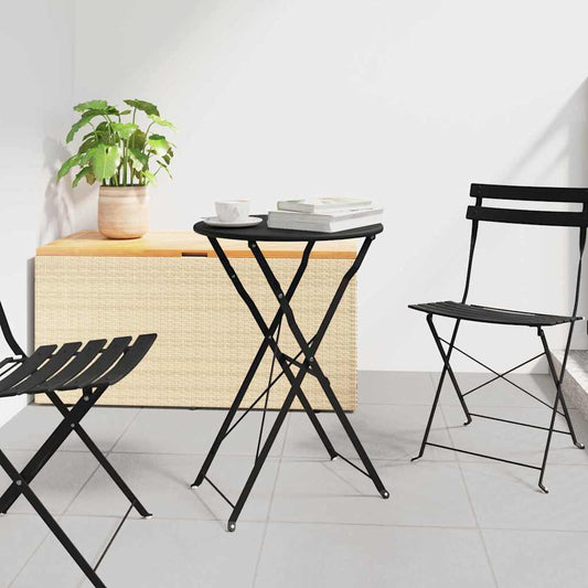 Bistrotafel Antraciet Ø 50 x 71 cm Poedercoating staal is nu te koop bij PeponiXL, paradijselijk wonen!
