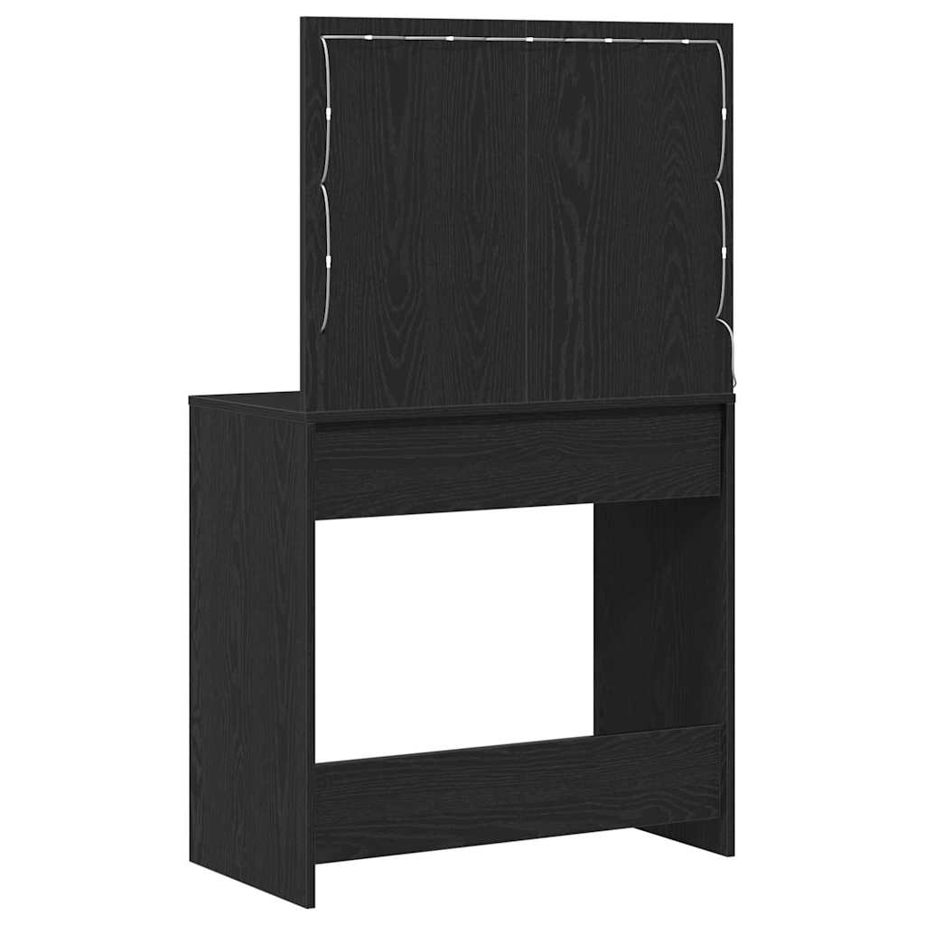Plafondtafel Zwart Eiken 78,5 x 41 x 135 cm Bewerkt hout is nu te koop bij PeponiXL, paradijselijk wonen!