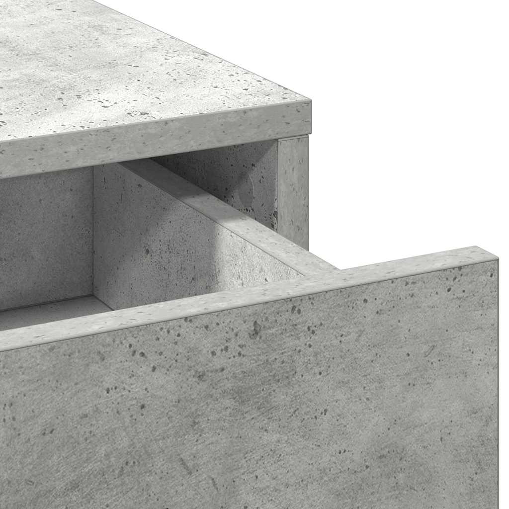 Plafondtafel Beton Grijs 78,5 x 41 x 135 cm Bewerkt hout is nu te koop bij PeponiXL, paradijselijk wonen!
