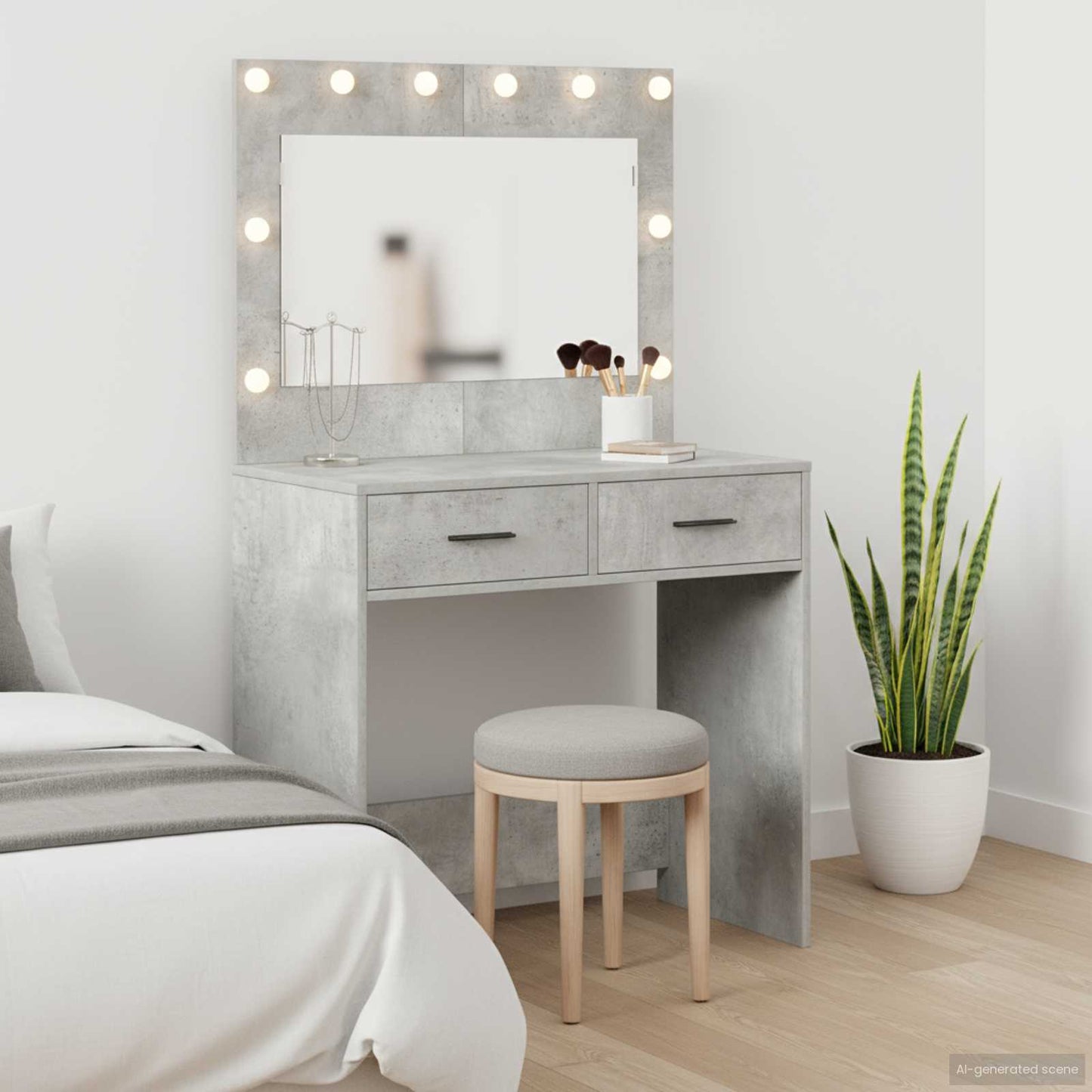 Plafondtafel Beton Grijs 78,5 x 41 x 135 cm Bewerkt hout is nu te koop bij PeponiXL, paradijselijk wonen!