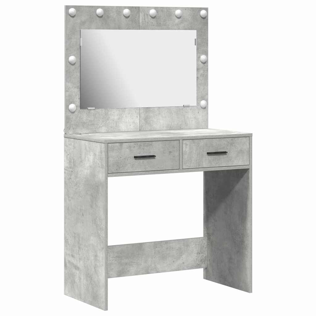 Plafondtafel Beton Grijs 78,5 x 41 x 135 cm Bewerkt hout is nu te koop bij PeponiXL, paradijselijk wonen!