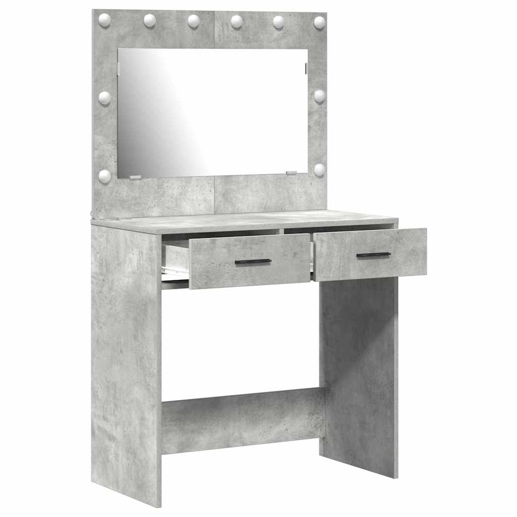 Plafondtafel Beton Grijs 78,5 x 41 x 135 cm Bewerkt hout is nu te koop bij PeponiXL, paradijselijk wonen!