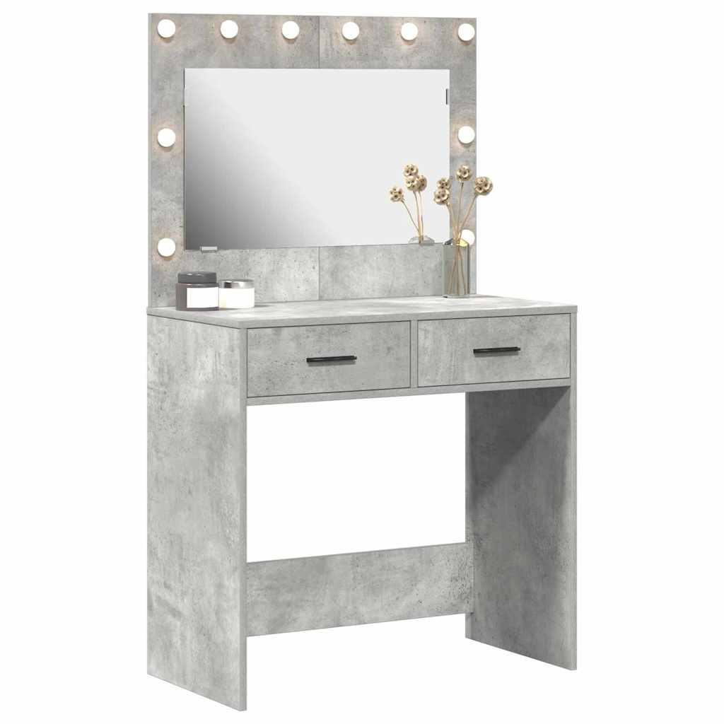 Plafondtafel Beton Grijs 78,5 x 41 x 135 cm Bewerkt hout is nu te koop bij PeponiXL, paradijselijk wonen!