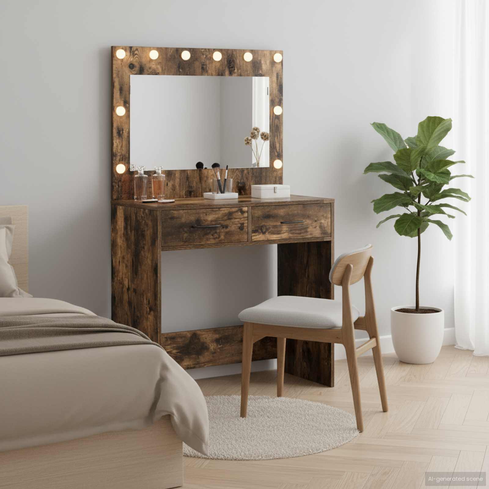 Plafondtafel Gerookt eiken 78,5 x 41 x 135 cm Bewerkt hout is nu te koop bij PeponiXL, paradijselijk wonen!