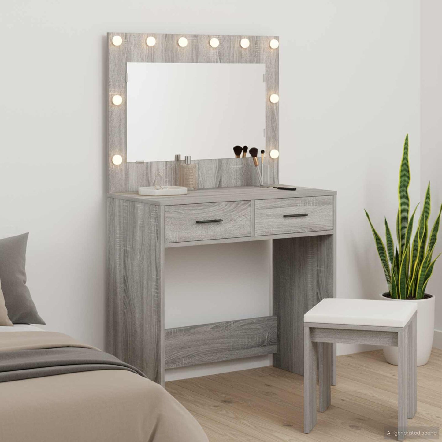 Plafondtafel Grijs Sonoma 78,5 x 41 x 135 cm Bewerkt hout is nu te koop bij PeponiXL, paradijselijk wonen!