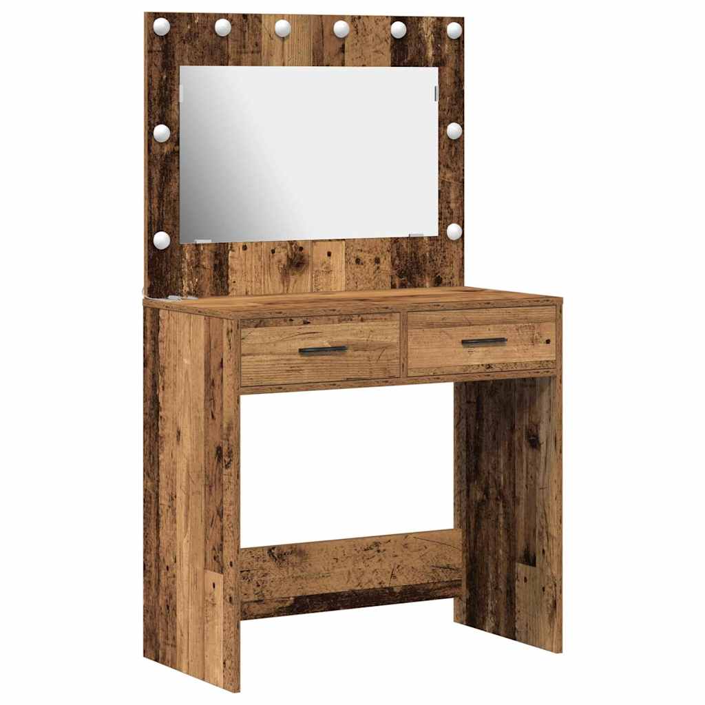 Plafondtafel met lade Oudhout 78,5 x 41 x 135 cm Bewerkt hout is nu te koop bij PeponiXL, paradijselijk wonen!