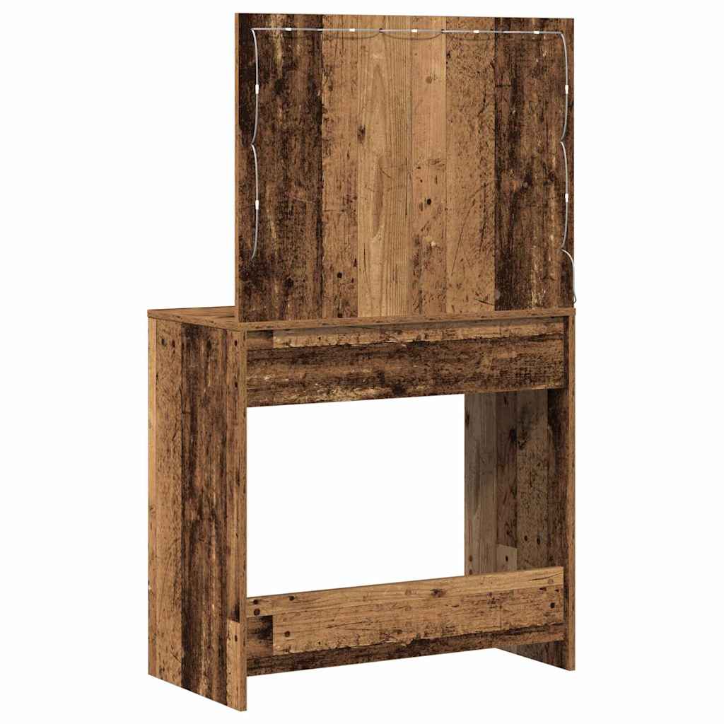 Plafondtafel met lade Oudhout 78,5 x 41 x 135 cm Bewerkt hout is nu te koop bij PeponiXL, paradijselijk wonen!
