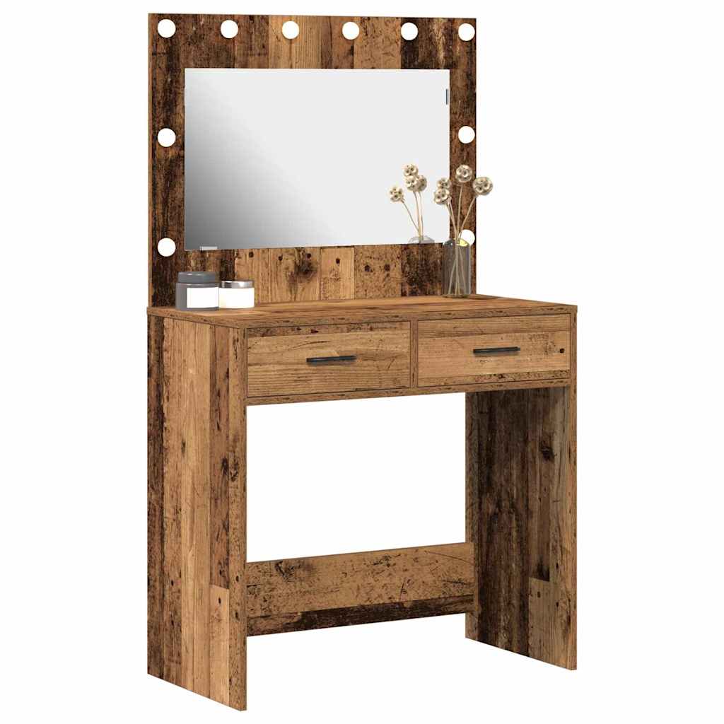 Plafondtafel met lade Oudhout 78,5 x 41 x 135 cm Bewerkt hout is nu te koop bij PeponiXL, paradijselijk wonen!