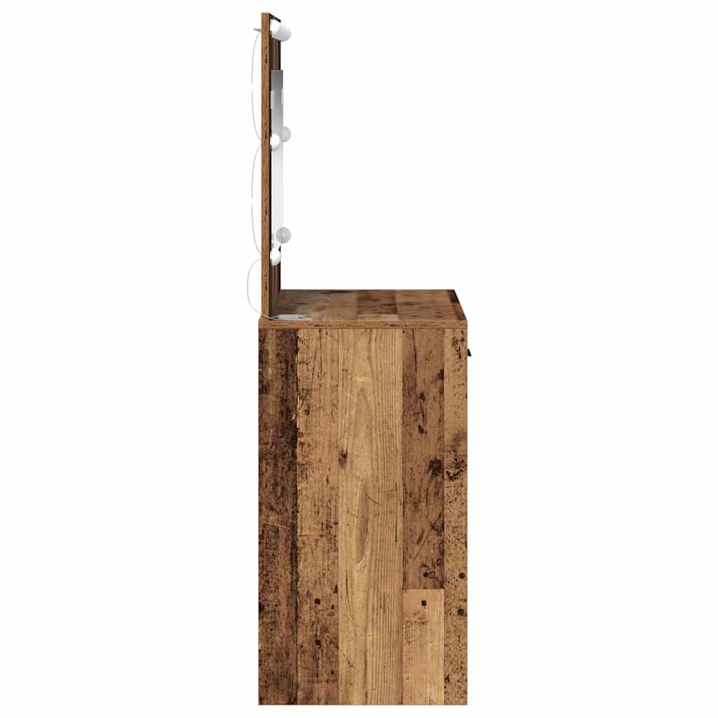 Plafondtafel met lade Oudhout 78,5 x 41 x 135 cm Bewerkt hout is nu te koop bij PeponiXL, paradijselijk wonen!