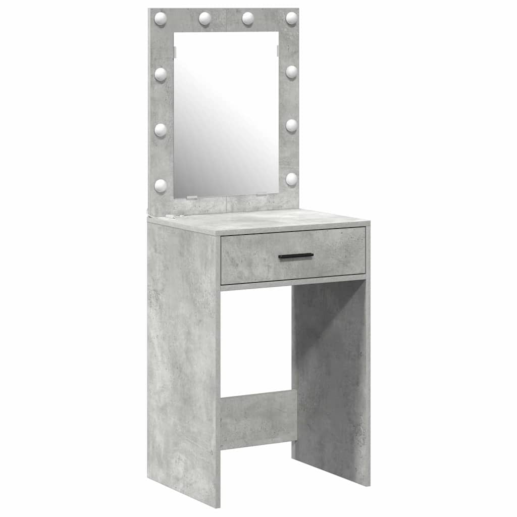 Plafondtafel met lade Beton Grijs 50 x 41 x 135 cm Bewerkt hout is nu te koop bij PeponiXL, paradijselijk wonen!