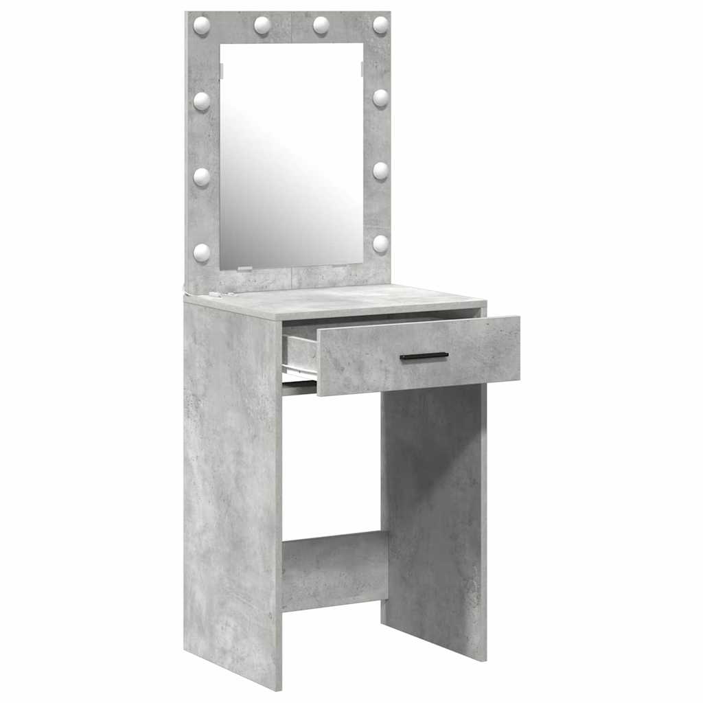 Plafondtafel met lade Beton Grijs 50 x 41 x 135 cm Bewerkt hout is nu te koop bij PeponiXL, paradijselijk wonen!