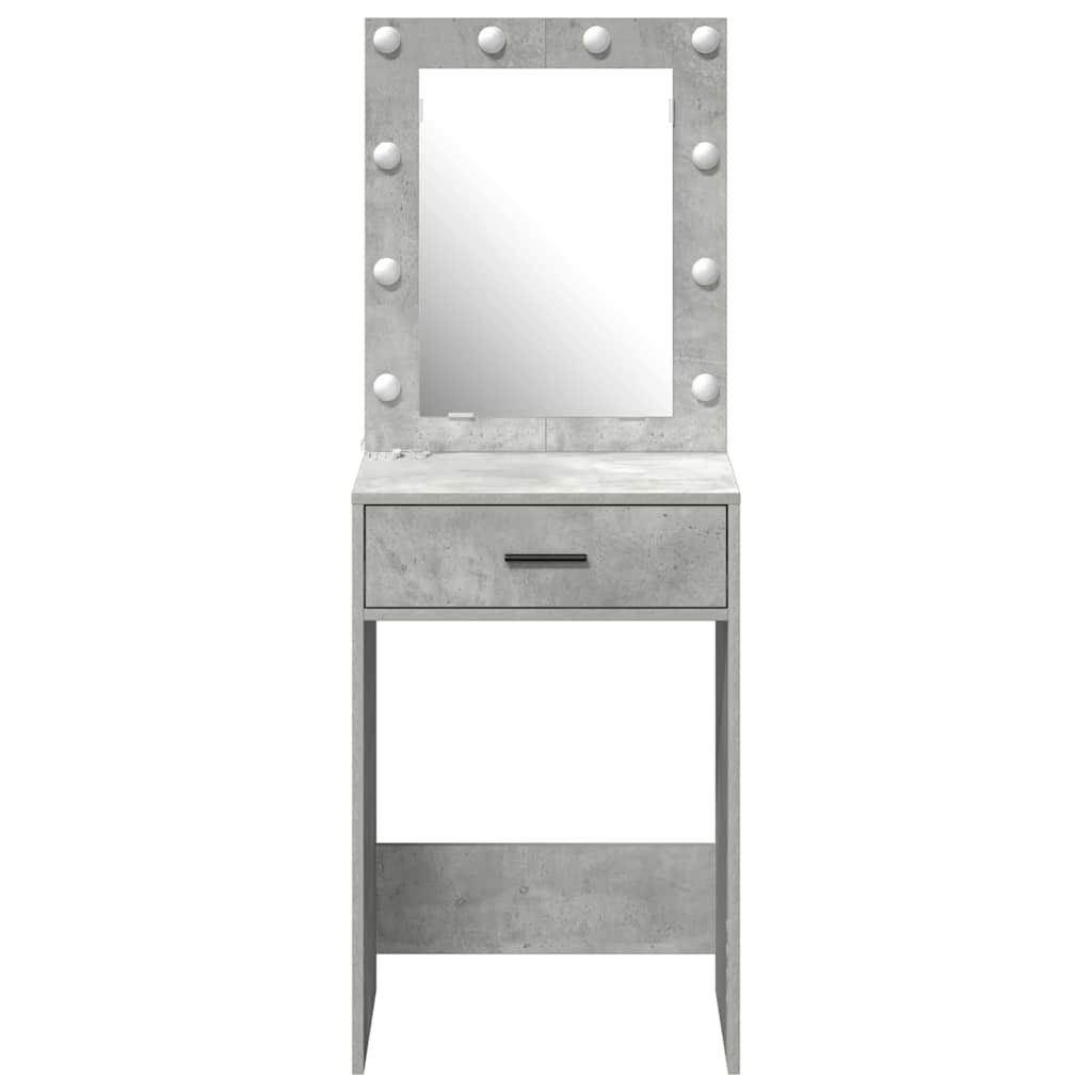 Plafondtafel met lade Beton Grijs 50 x 41 x 135 cm Bewerkt hout is nu te koop bij PeponiXL, paradijselijk wonen!