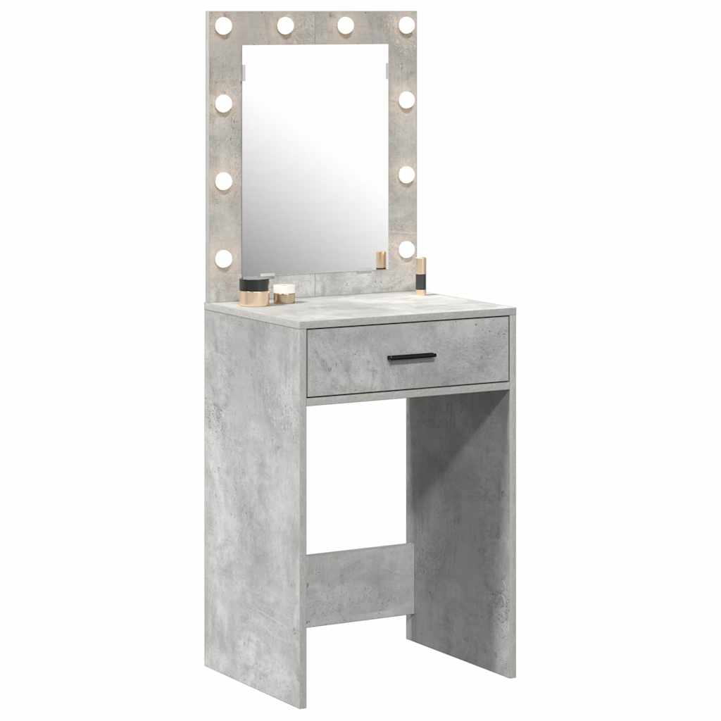 Plafondtafel met lade Beton Grijs 50 x 41 x 135 cm Bewerkt hout is nu te koop bij PeponiXL, paradijselijk wonen!